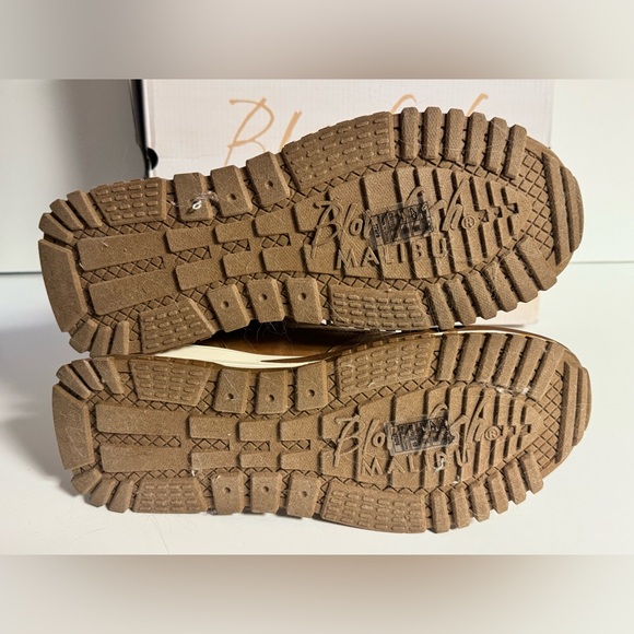Blowfish Malibu Lodge Sneaker Boot Tan Ranger Microsuede Flannel - Picture 8 of 11